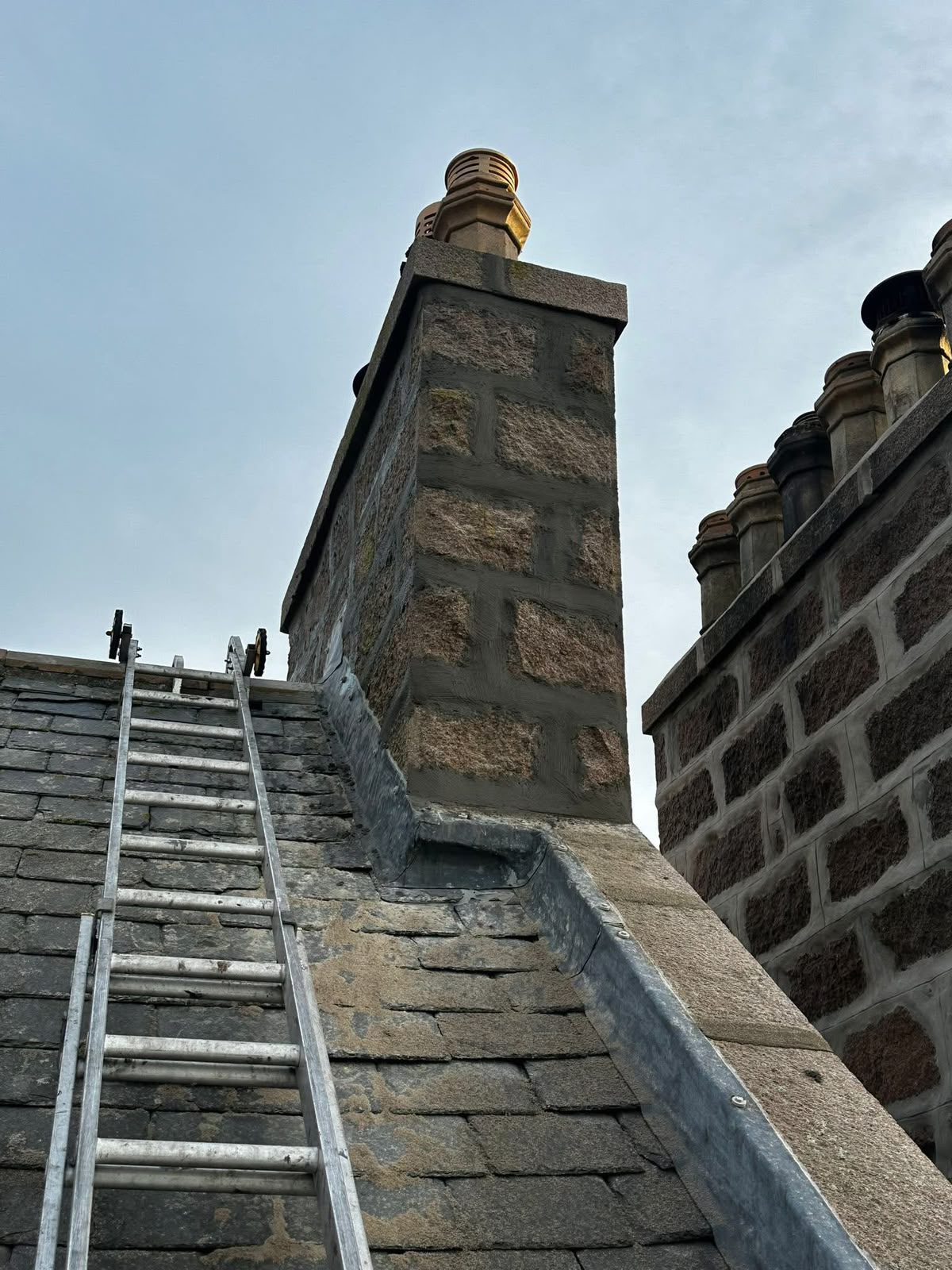 Chimney repairs and repointing Glasgow by Monarch Roofing