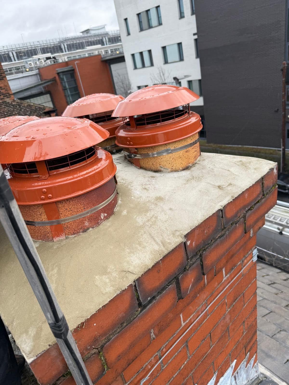 Chimney repairs and repointing Glasgow by Monarch Roofing