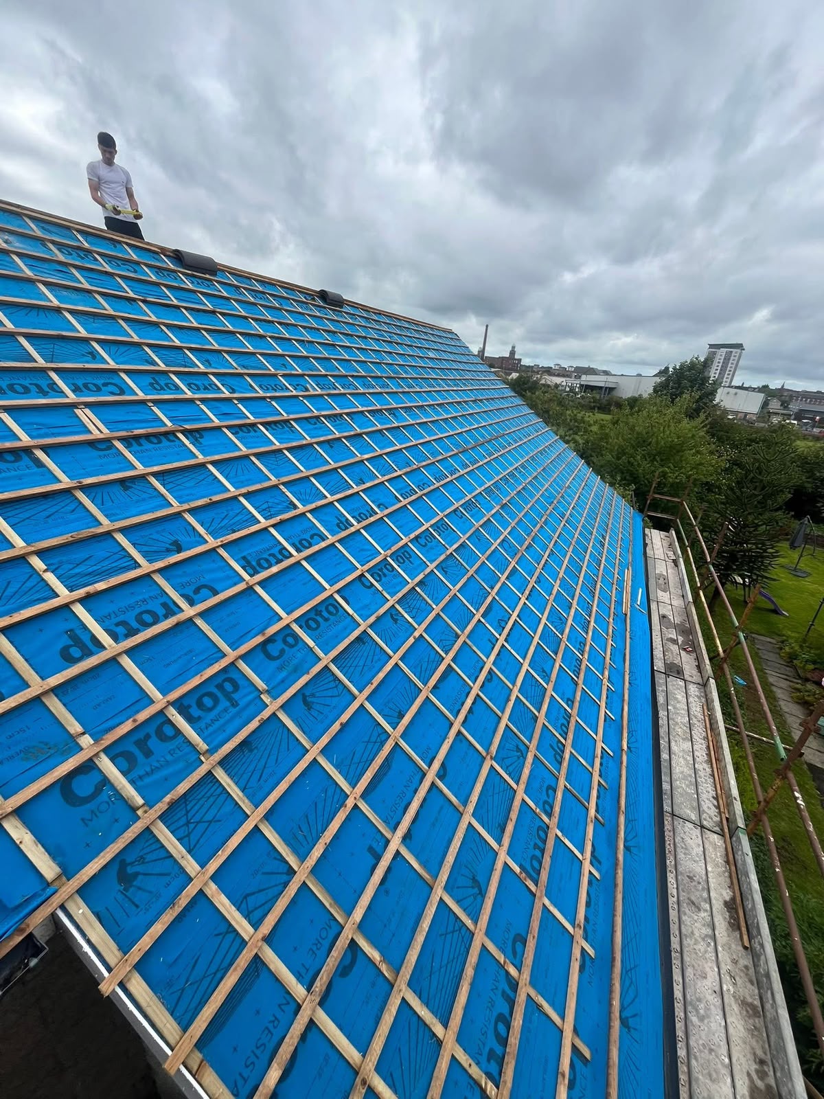 Roof replacement Glasgow: new roof installation by Monarch Roofing